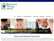 Tablet Screenshot of educationaltherapycenter.com